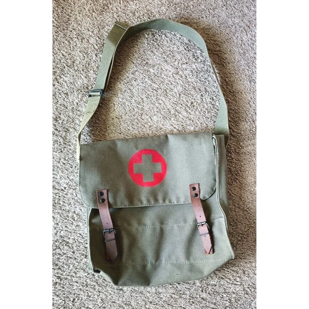 Rothco NATO Medic Messanger Bag Military Red Cross Shoulder Crossbody Bag